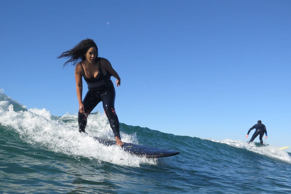 Risa Bell, Founder & Chair, surfing