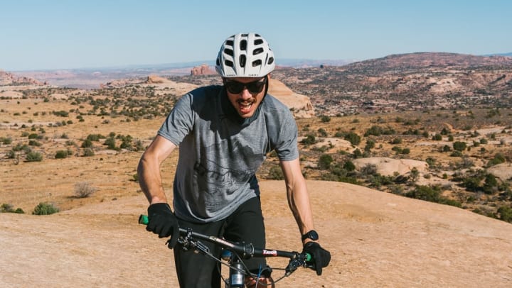 Kyle Frost mountain biking