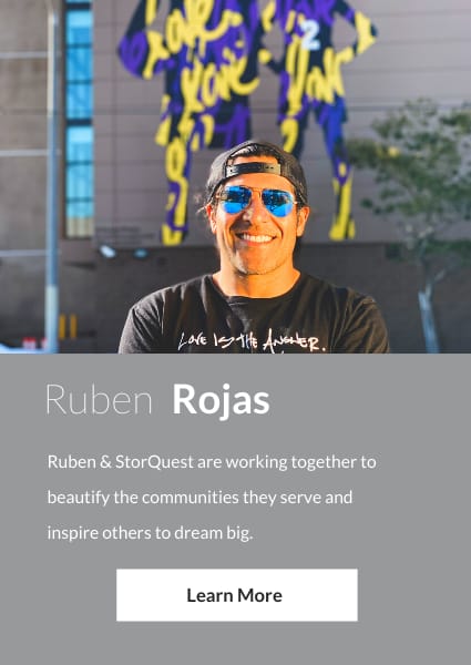 Meet Ruben Rojas, an ambassador for StorQuest Self Storage in Santa Monica, California