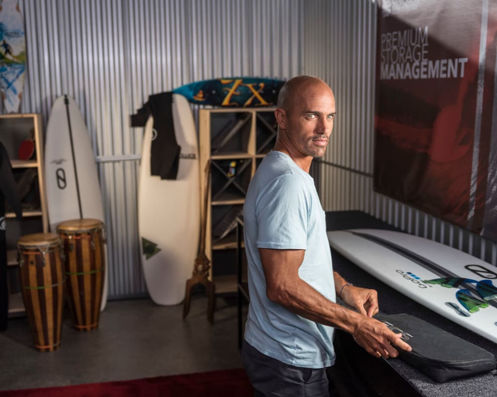 Kelly Slater World Champion Surfer Partners with StorQuest Self Storage