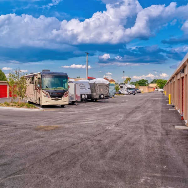 RV parking at StorQuest Express Self Service Storage in Kissimmee, Florida