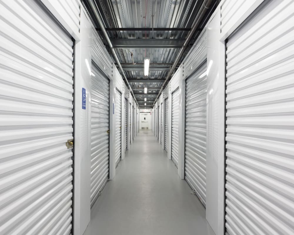 Climate controlled storage units at StorQuest Self Storage in Santa Monica, California
