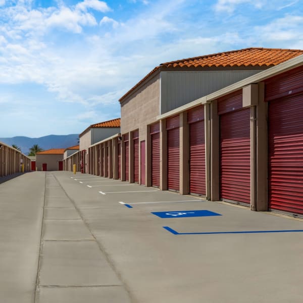 RV parking units at StorQuest Self Storage in La Quinta, California
